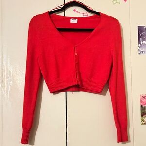 Cotton On cardigan valentine’s day style